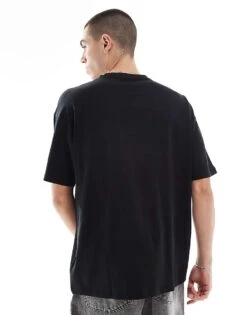 New Look Oversized T-shirt In Black For Men -Look Espn Store 202846122 3