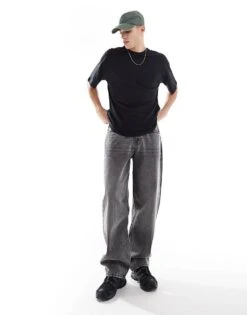 New Look Oversized T-shirt In Black For Men -Look Espn Store 202846122 4