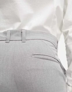 New Look Skinny Suit Trousers In Grey For Men Grey Niu -Look Espn Store 204164667 3