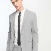 New Look Slim Suit Jacket In Grey For Men Grey Niu