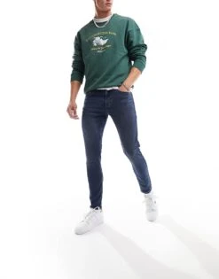 New Look Skinny Jeans In Dark Blue For Men -Look Espn Store 205456089 1 darkblue 1