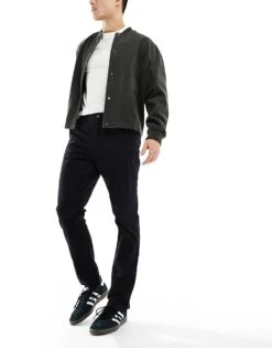 New Look Slim Fit Chinos In Black For Men -Look Espn Store 205647868 1 black 1