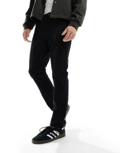 New Look Slim Fit Chinos In Black For Men -Look Espn Store 205647868 5