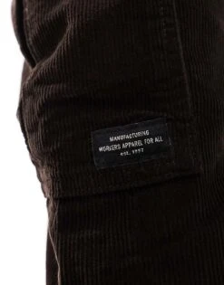 New Look Cord Cargo In Dark Brown For Men -Look Espn Store 205647884 4