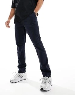 New Look Slim Fit Chino In Navy For Men