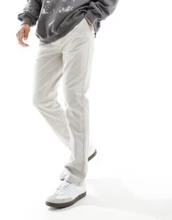 New Look Slim Fit Chino In Stone For Men