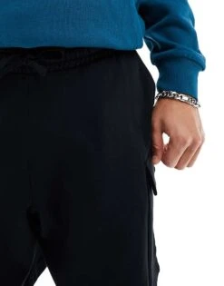 New Look Cargo Jersey Short In Black For Men 10 New Look Cargo Jersey Short In Black For Men -Look Espn Store 205800688 5