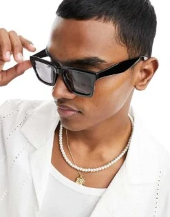 New Look Sunglasses In Black For Men -Look Espn Store 205817172 1 black 1