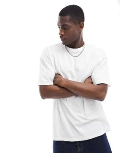 New Look Oversized Tshirt In White For Men