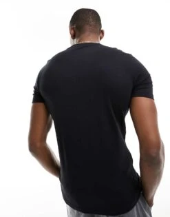 New Look Muscle Fit T-shirt In Black For Men -Look Espn Store 205904399 4