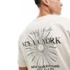 New Look Nueva York T-shirt In Stone For Men