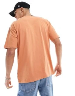 New Look Oversized T-shirt In Rust For Men Brown -Look Espn Store 205917654 4