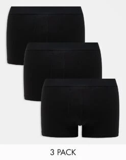 New Look 3 Pack Boxer In Black For Men -Look Espn Store 205973817 1 black 1