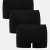 New Look 3 Pack Boxer In Black For Men