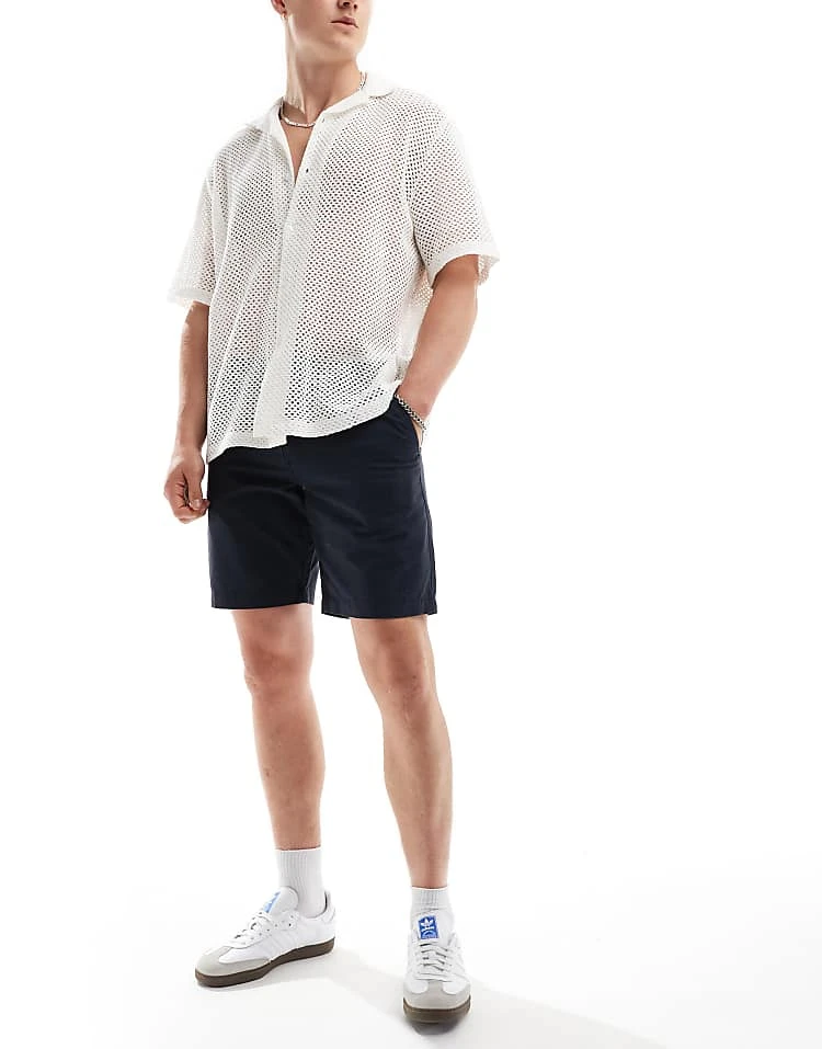 New Look Chino Shorts In Navy For Men 2 New Look Chino Shorts In Navy For Men - Image 2