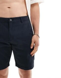 New Look Chino Shorts In Navy For Men 8 New Look Chino Shorts In Navy For Men -Look Espn Store 205973834 3