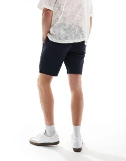 New Look Chino Shorts In Navy For Men 9 New Look Chino Shorts In Navy For Men -Look Espn Store 205973834 4