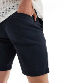 New Look Chino Shorts In Navy For Men 10 New Look Chino Shorts In Navy For Men -Look Espn Store 205973834 5