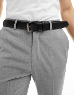New Look Formal Belt In Black For Men