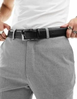 New Look Formal Belt In Black For Men -Look Espn Store 205973856 4