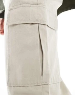New Look Cargo Trousers In Stone For Men -Look Espn Store 205974552 3