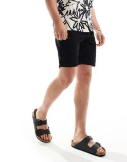 New Look Chino Shorts In Black For Men 11 New Look Chino Shorts In Black For Men -Look Espn Store 206051774 1 black 1