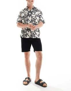 New Look Chino Shorts In Black For Men 8 New Look Chino Shorts In Black For Men -Look Espn Store 206051774 3