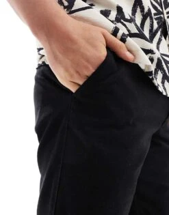 New Look Chino Shorts In Black For Men 10 New Look Chino Shorts In Black For Men -Look Espn Store 206051774 5