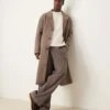 New Look Relaxed Overcoat In Brown For Men