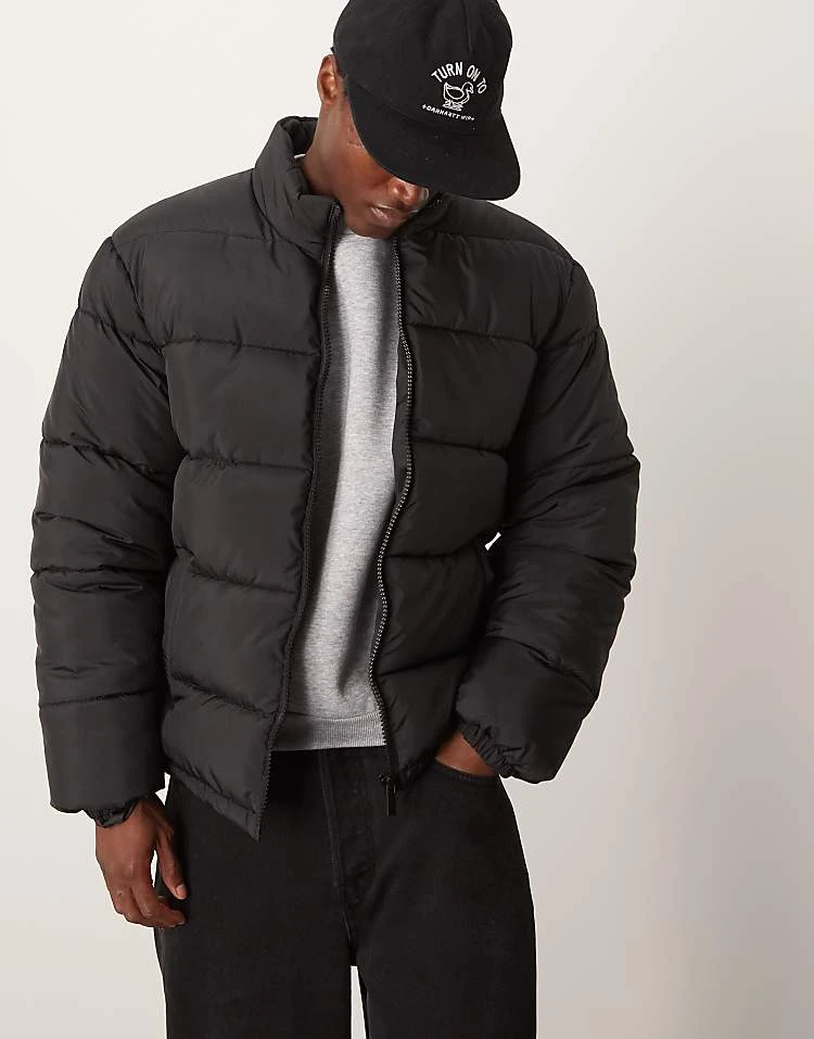 New Look Padded Puffer Jacket In Black For Men 5 New Look Padded Puffer Jacket In Black For Men - Image 5