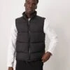New Look Padded Gilet In Black For Men