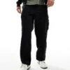 New Look Relaxed Cargo Trouser In Black For Men