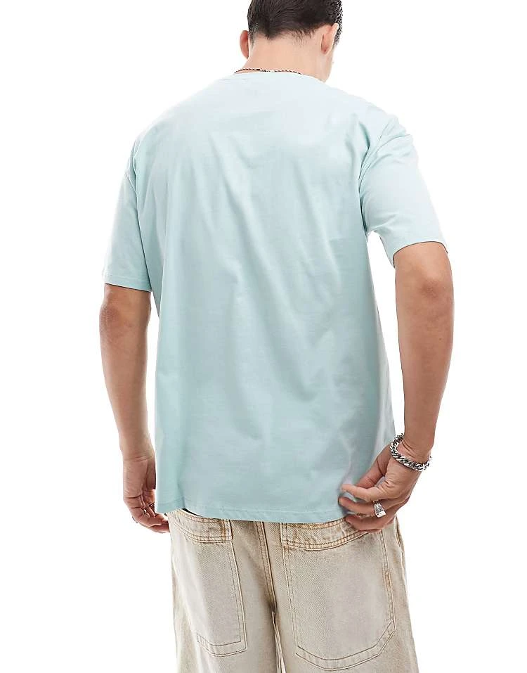 New Look Horizon T-shirt In Light Teal For Men 2 New Look Horizon T-shirt In Light Teal For Men - Image 2