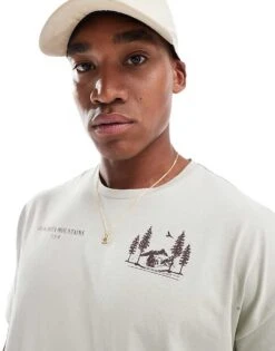 New Look Trails T-shirt In Stone For Men -Look Espn Store 206934210 4