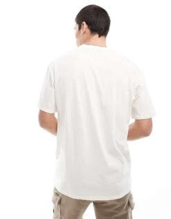 New Look Visual T-shirt In Off White For Men -Look Espn Store 206934234 4