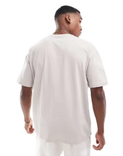 New Look Oversized T-shirt In Stone For Men -Look Espn Store 206991324 3