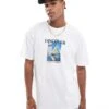New Look Discover Graphic T-shirt In White For Men