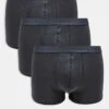 New Look 3 Pack Boxers In Dark Grey For Men