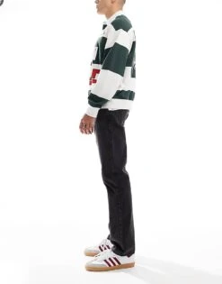 New Look Straight Fit Jeans In Washed Black For Men -Look Espn Store 207171999 3