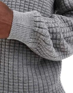 New Look V-neck Jumper In Dark Grey For Men -Look Espn Store 207172075 4