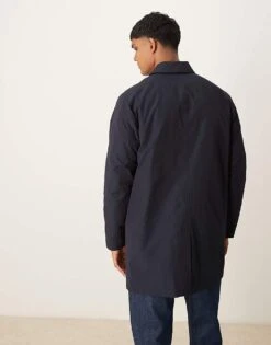 New Look Nylon Car Coat In Navy For Men -Look Espn Store 207172104 4