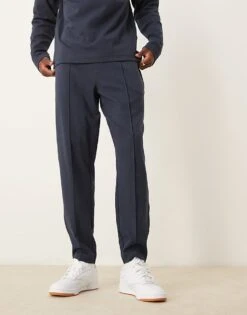 New Look Pintuck Jersey Co-ord In Navy -Look Espn Store 207249983 1 navy 1