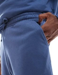 New Look Jersey Short Co-ord In Vintage Indigo For Men -Look Espn Store 207250015 4