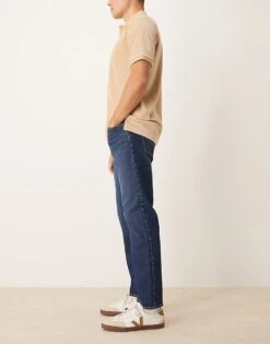 New Look Slim Jeans In Washed Indigo Blue For Men -Look Espn Store 207250072 3