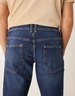 New Look Slim Jeans In Washed Indigo Blue For Men -Look Espn Store 207250072 4