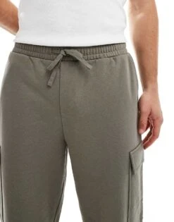 New Look Cargo Jogger In Olive For Men Smokey Olive -Look Espn Store 207250119 5