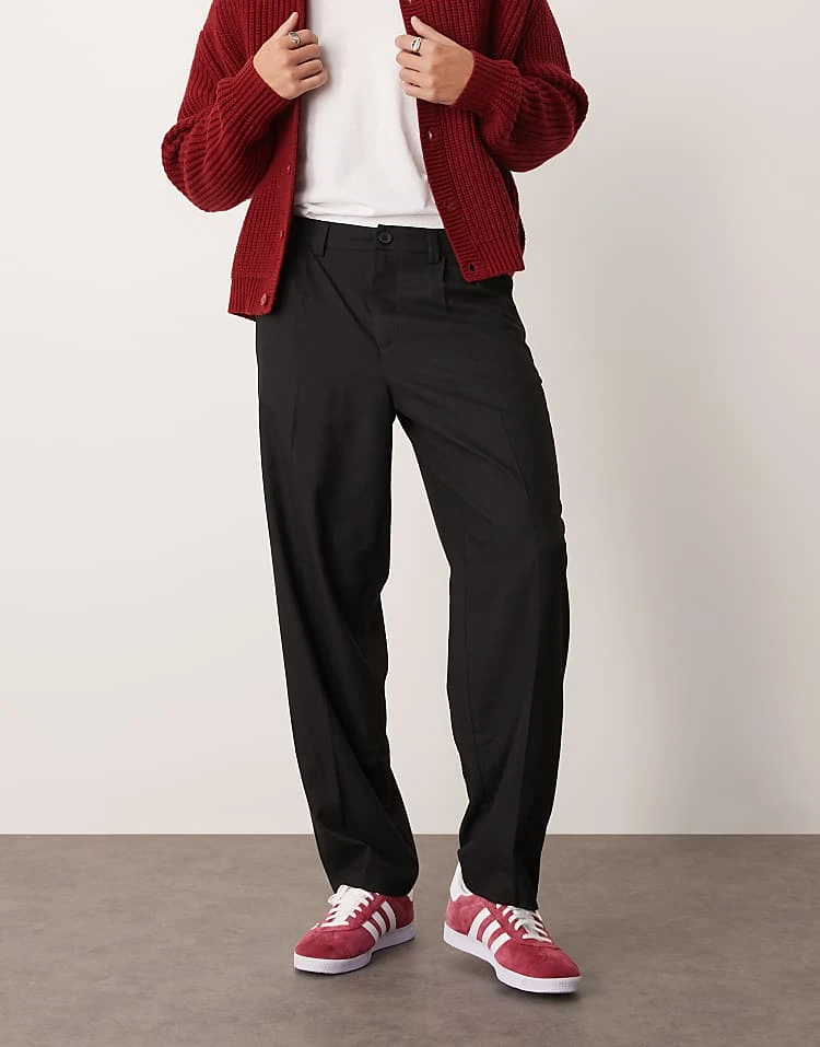 New Look Pleated Smart Trouser In Black For Men 5 New Look Pleated Smart Trouser In Black For Men - Image 5