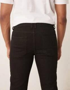 New Look Skinny Jeans In Black For Men -Look Espn Store 207303468 4