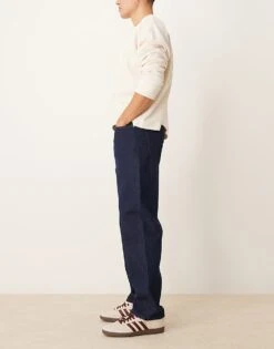 New Look Relaxed Jeans In Indigo Blue For Men -Look Espn Store 207330926 3