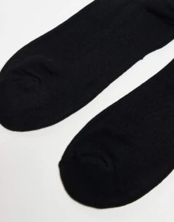 New Look 3 Pack Stripe Sport Socks In Black For Men -Look Espn Store 207330958 3